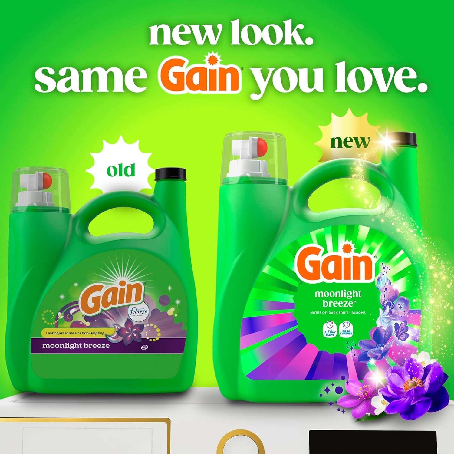 Gain Aroma Boost Liquid Laundry Detergent 154 Fl Oz Moonlight Breeze 107 Loads