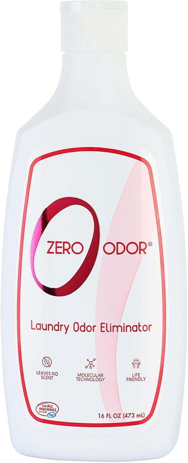Permanently Eliminate Laundry Odors – 16oz Unscented Formula for All Fabrics