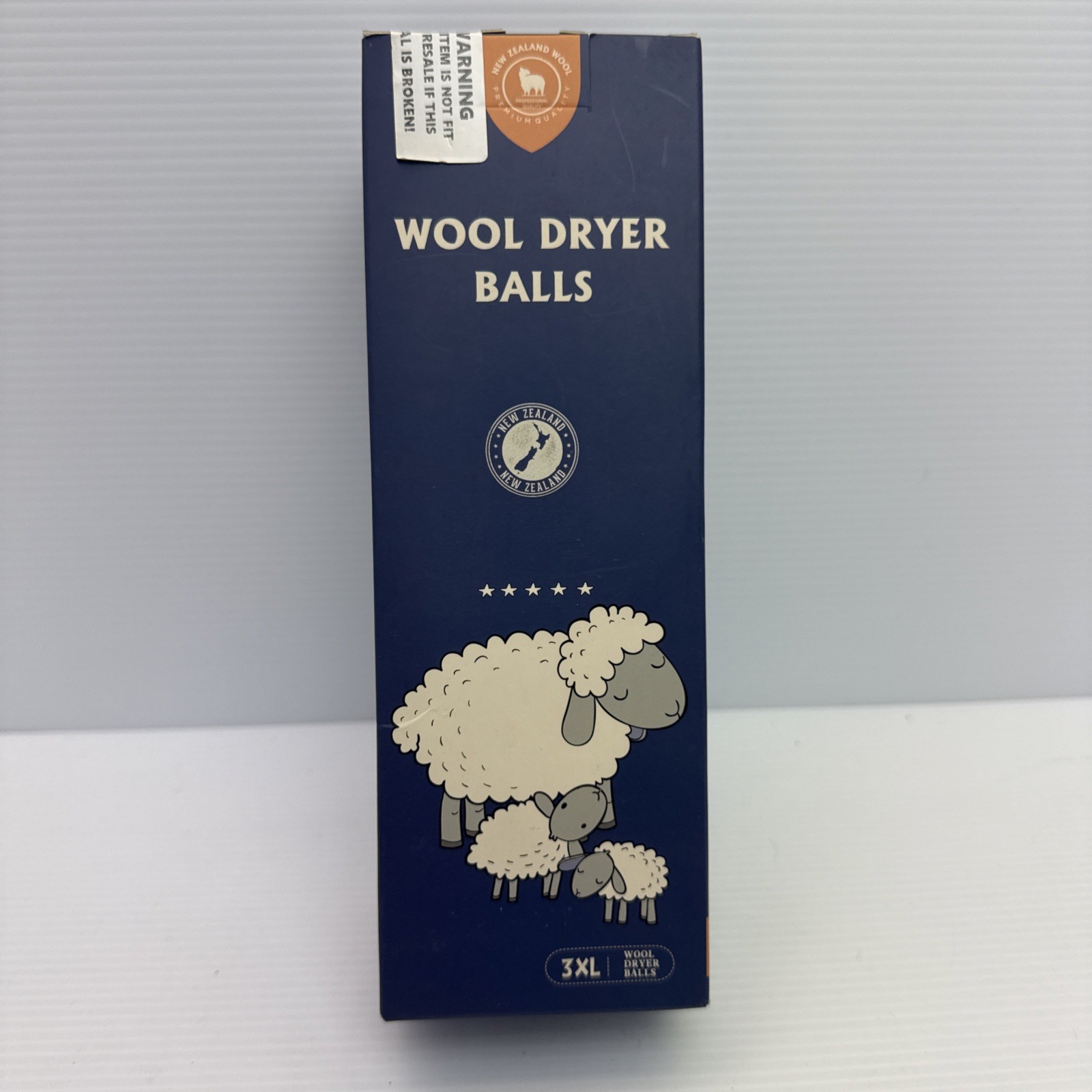 100% Organic XL Wool Dryer Balls Laundry Cleaning Natural Fabric Softener 3 Pack