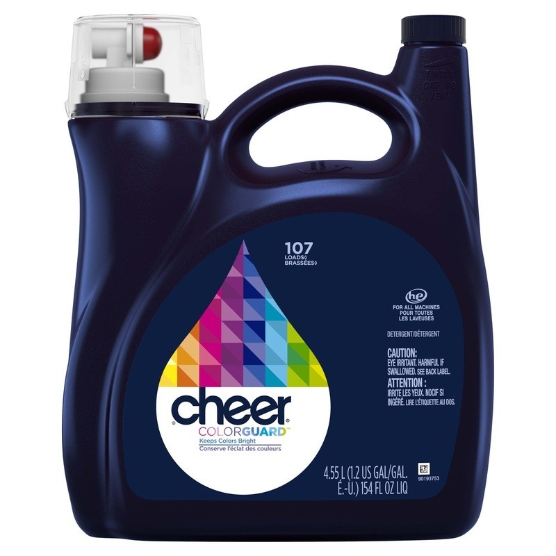 Liquid Laundry Detergent HE Color Protection Fresh Scent 107 Loads 154 fl oz New