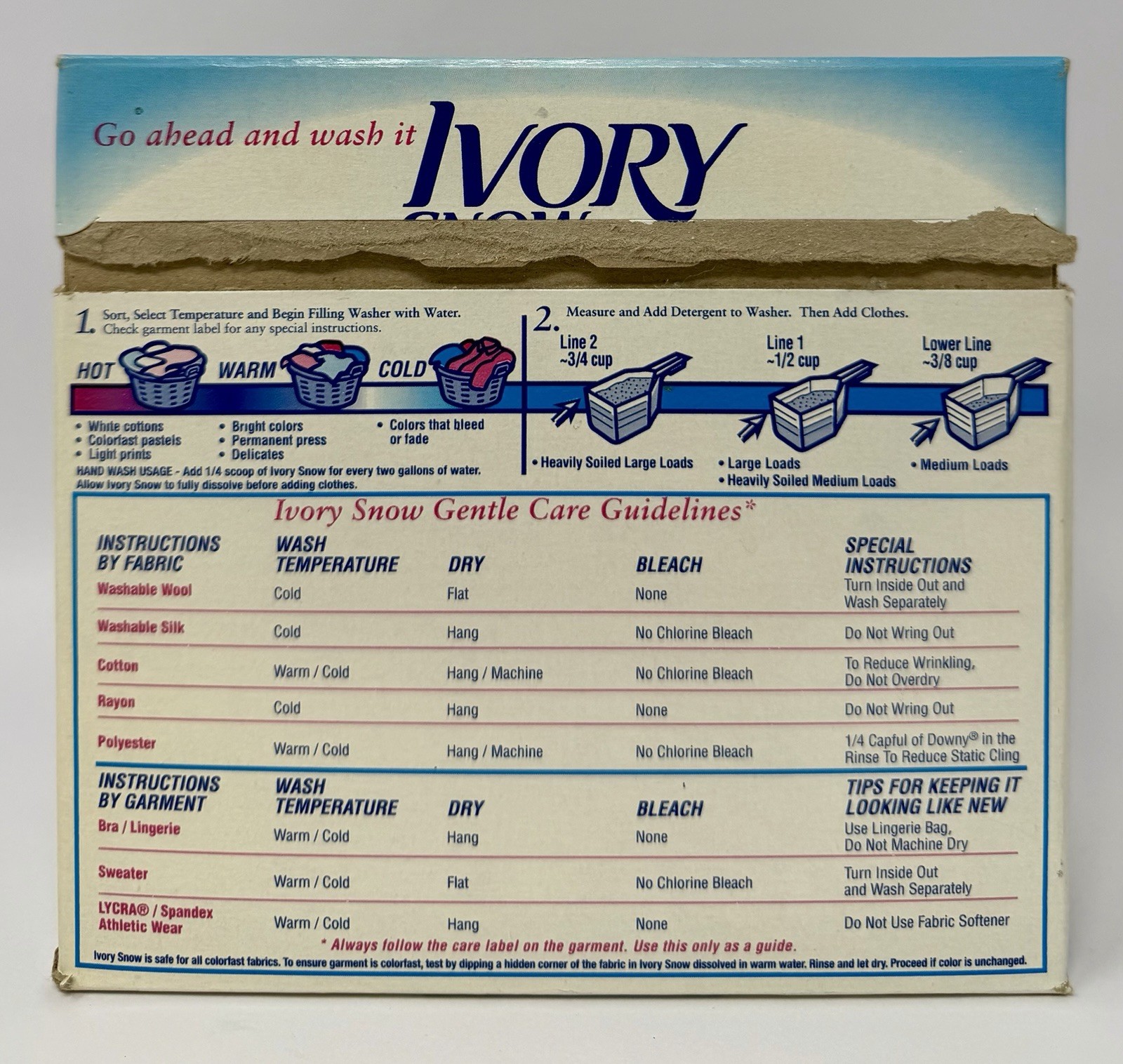 Ivory Snow Gentle Care Detergent Powder 26 oz 15 Load 50% Remaining