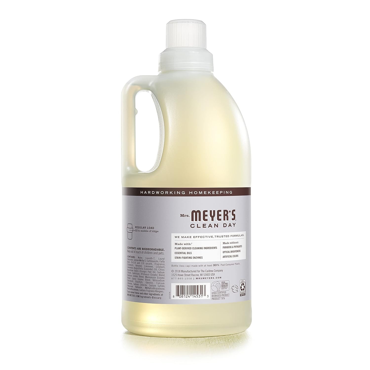 Mrs. Meyer’s Clean Day Liquid Laundry Detergent Biodegradable Formula