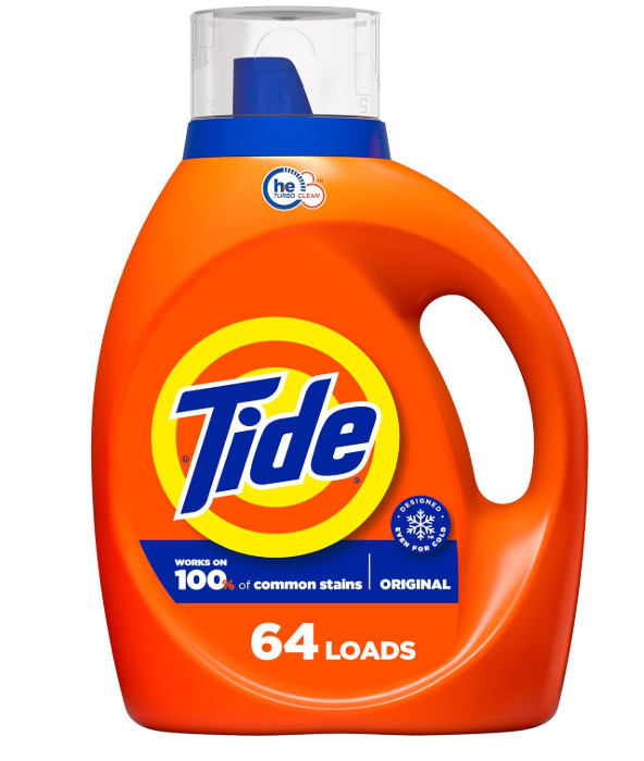 Tide Liquid Laundry Detergent, Original – 64 Loads, 84 fl oz, HE Compatible