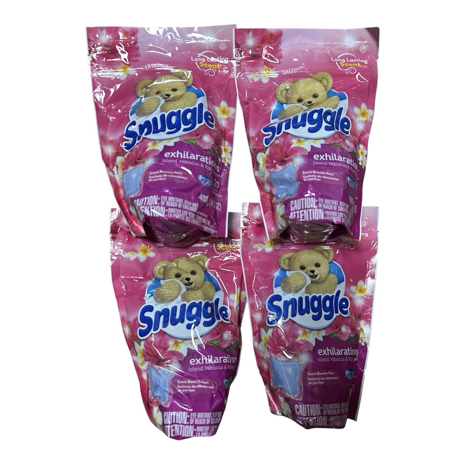 4 Exhilarations In Wash Laundry Scent Boost Pacs Island Hibiscus Rainflower