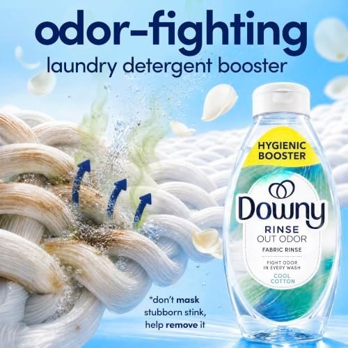 Downy Rinse Laundry Odor Remover Cool Cotton Scent 48 Fl Oz Fabric Softener New*