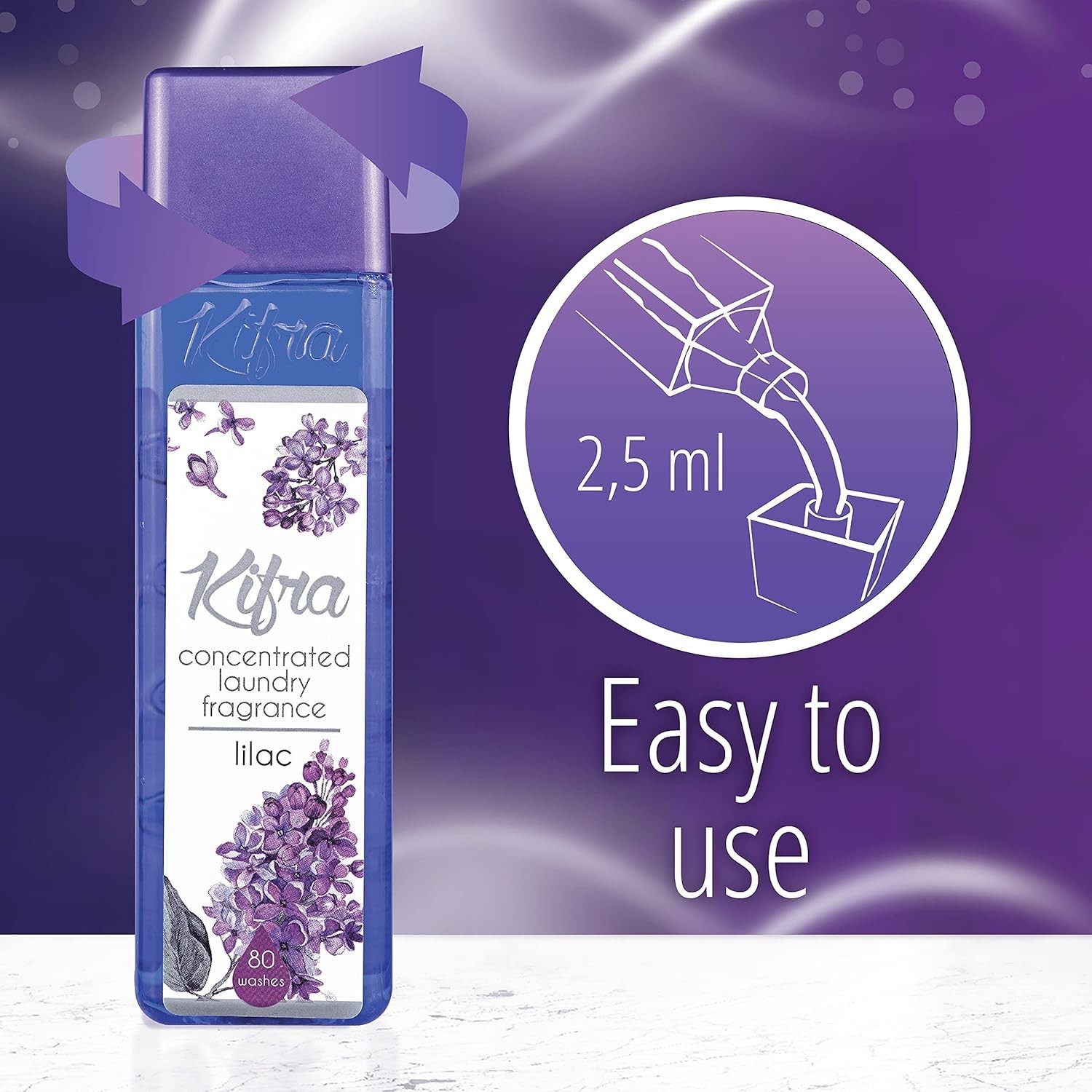 Long Lasting Lilac Laundry Perfume 6.76 Fl Oz for Fresh Smelling Clothes