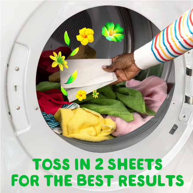 Gain Original Dryer Sheets 240-Count Fresh Scent Static Control Wrinkle Soft