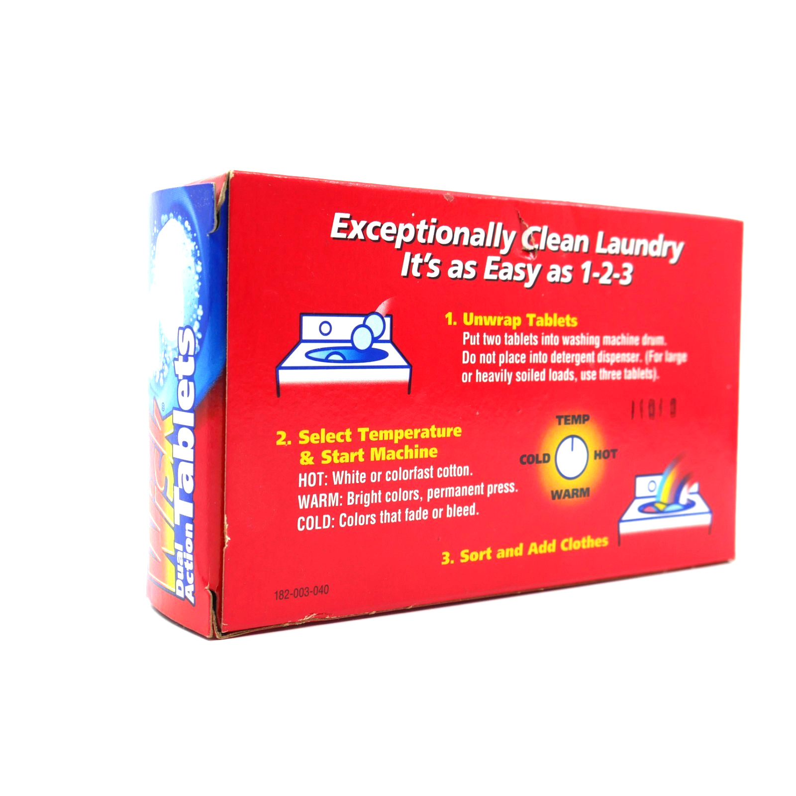 Wisk Dual Action Laundry Detergent Tablets 2 for 1 Load – Sealed – Discontinued
