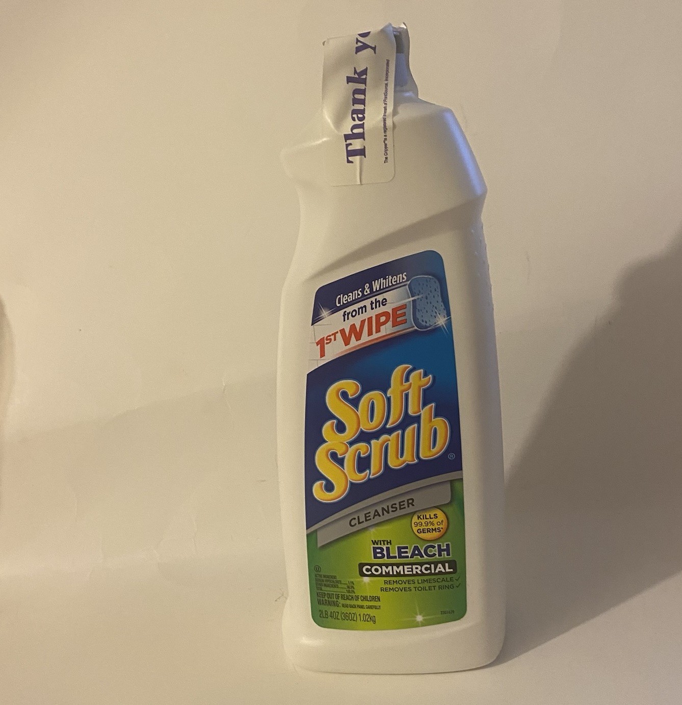 Soft Scrub® Commercial Cleanser with Bleach, 36 oz.
