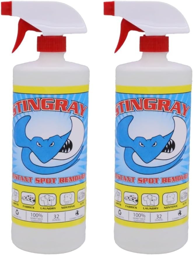 Stingray Spot Remover | Eco-Friendly Multi-Surface Stain Remover | 32 oz, 2-Pack