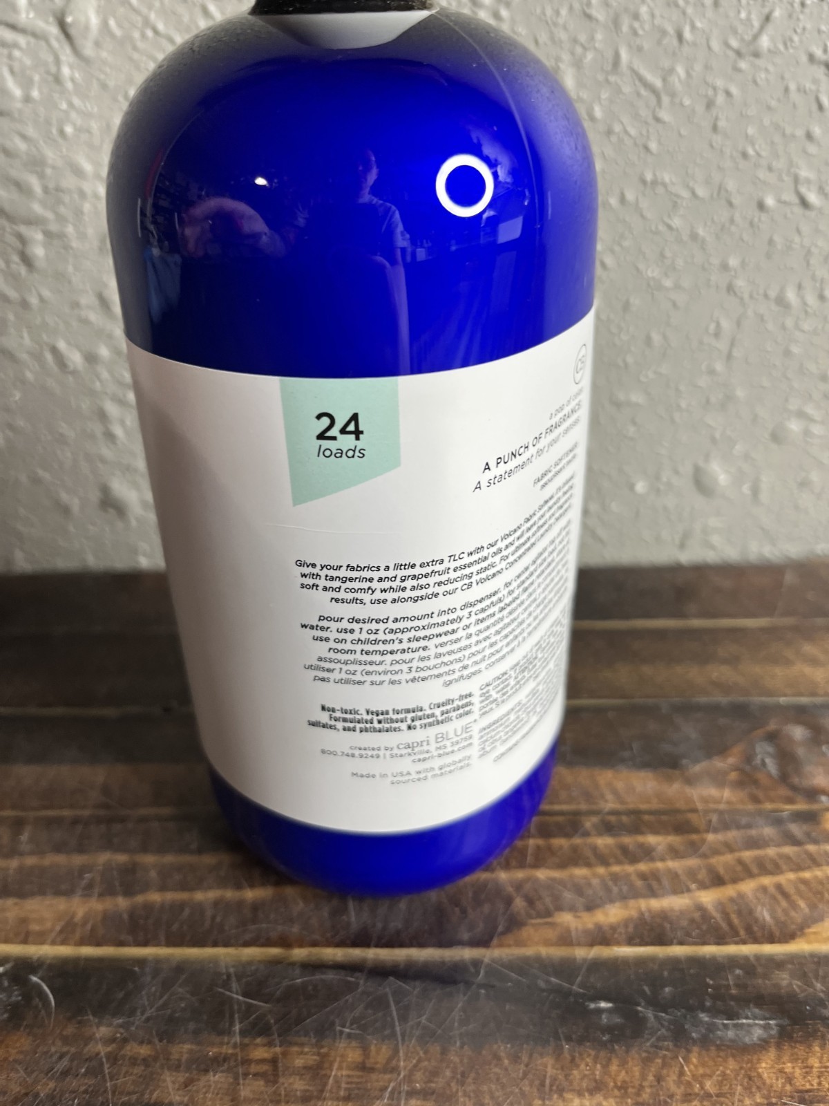 Capri Blue Volcano Fabric Softener 24oz Scented Laundry Liquid 24 Loads Luxury