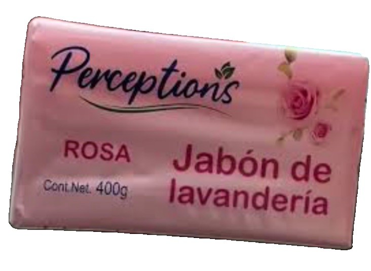 6 PACK PERCEPTIONS ROSA jABON EN BARRA ROPA LAUNDRY BAR DETERGENTE SOAP 400g