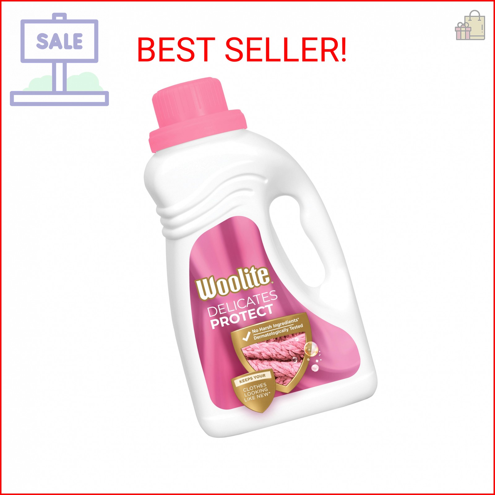 Woolite Delicates Liquid Laundry Detergent for Machine and Hand Wash – Gentle Ca