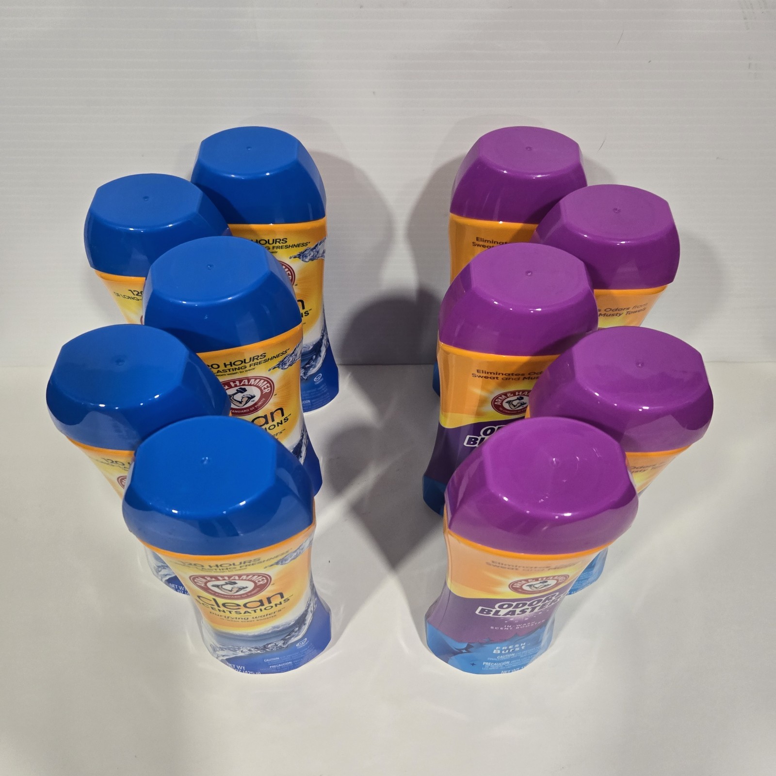 5xArm & Hammer In-Wash Scent Booster & 5xOdor Blaster Clean Sensations15Oz Ea.