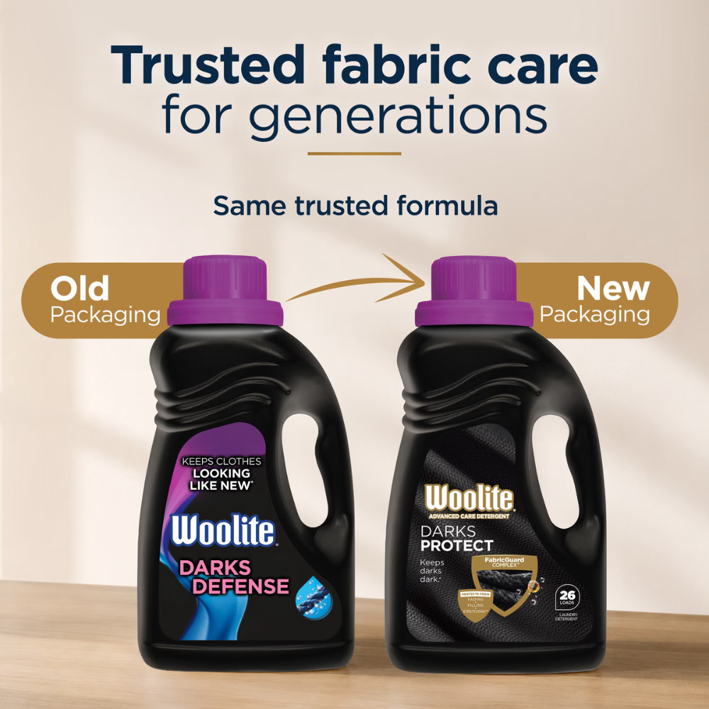 (2 Pack) Woolite Darks Defense Liquid Laundry Detergent, 100 fl oz, 66 Loads, HE