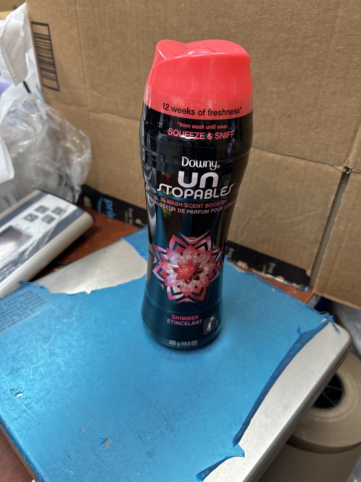 Downy Unstopables Shimmer Scent In-Wash Scent Booster Beads 10 Oz