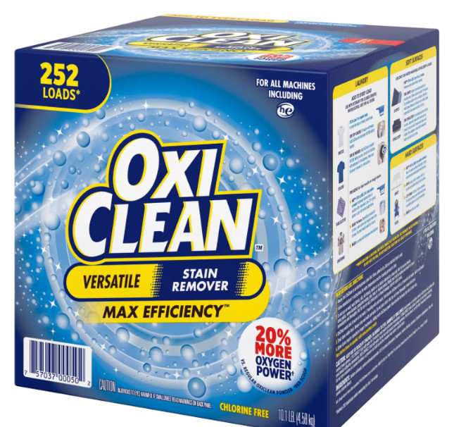 OxiClean Max Efficiency Stain Remover (252 loads) FRESH LAUNDRY N Clean.