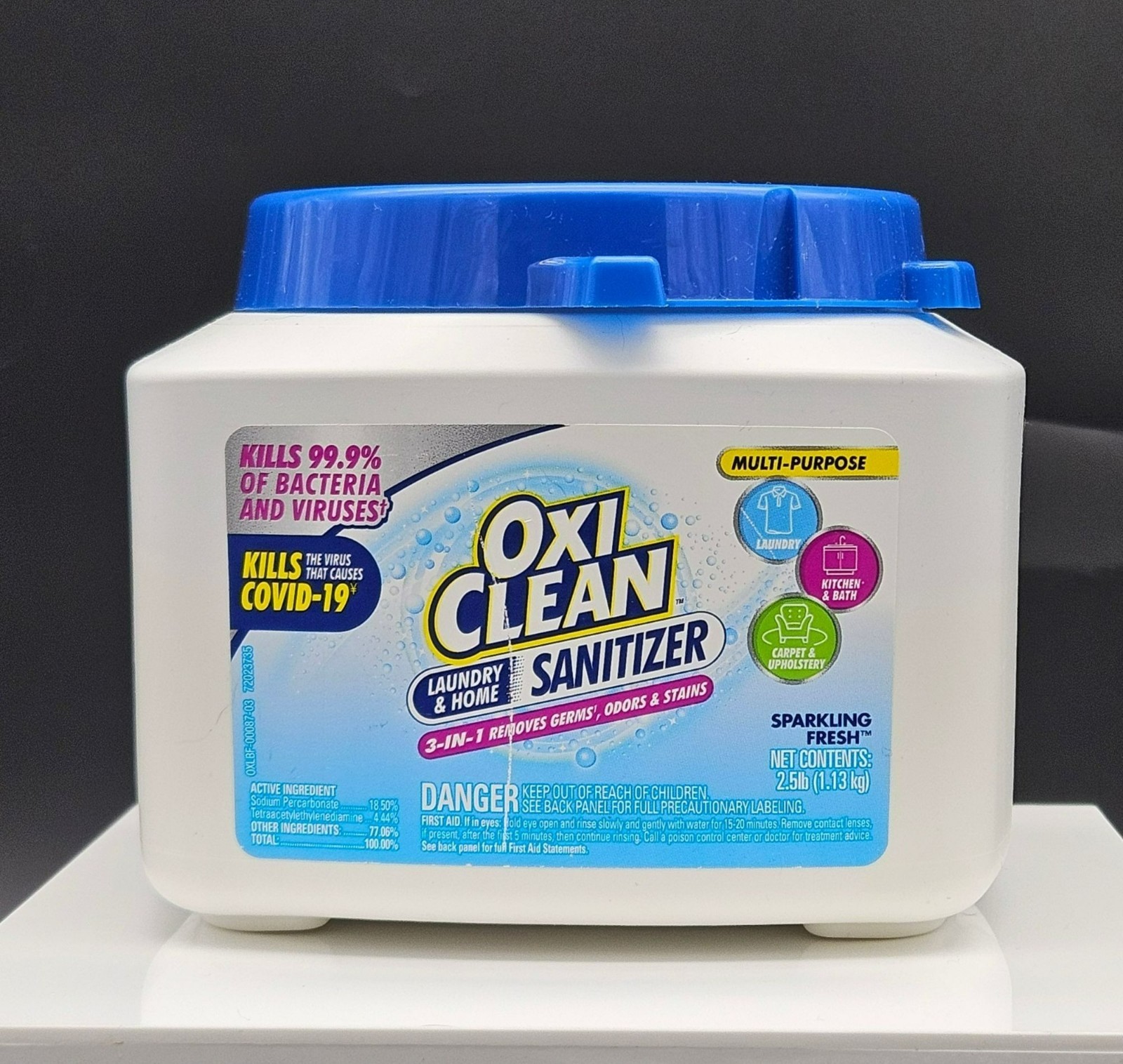 OxiClean Sparkling Fresh Laundry & Home Sanitizer 2.5lb/ 1.13kg-New Discontinued
