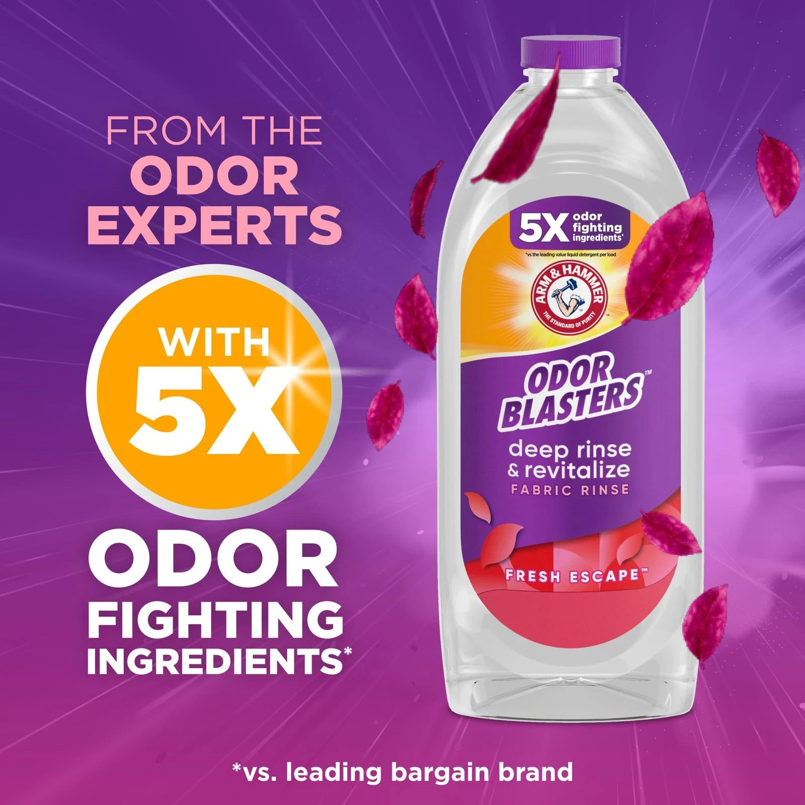 ARM & HAMMER Odor Blasters Deep Rinse and Revitalize Fabric Rinse, Laundry Ad…