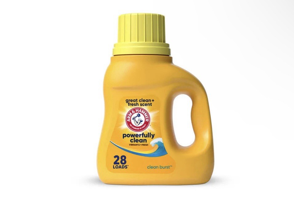 Arm&Hammer Powerfully Clean Laundry Detergent-Clean Burst Scent-28 Load