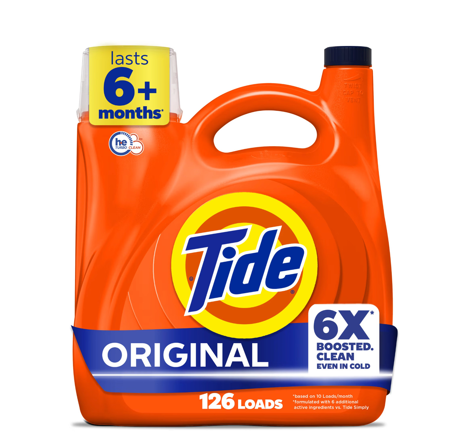 Tide Laundry Detergent Liquid with 6X Boosted Cleaning Power 158 fl oz 126 Loads