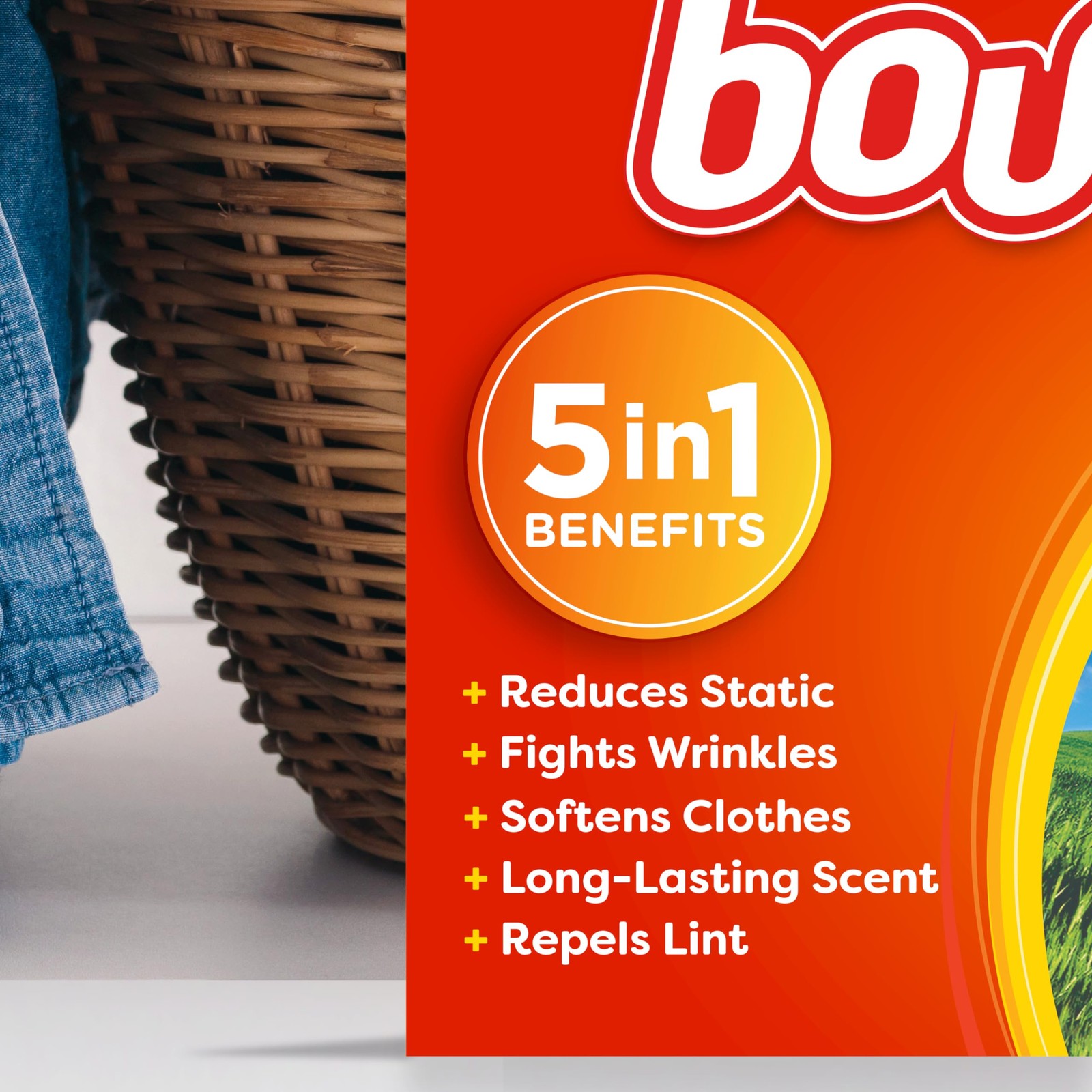 Bounce Fabric Softener Dryer Sheets, Outdoor Fresh 1 Count (Pack of 34)