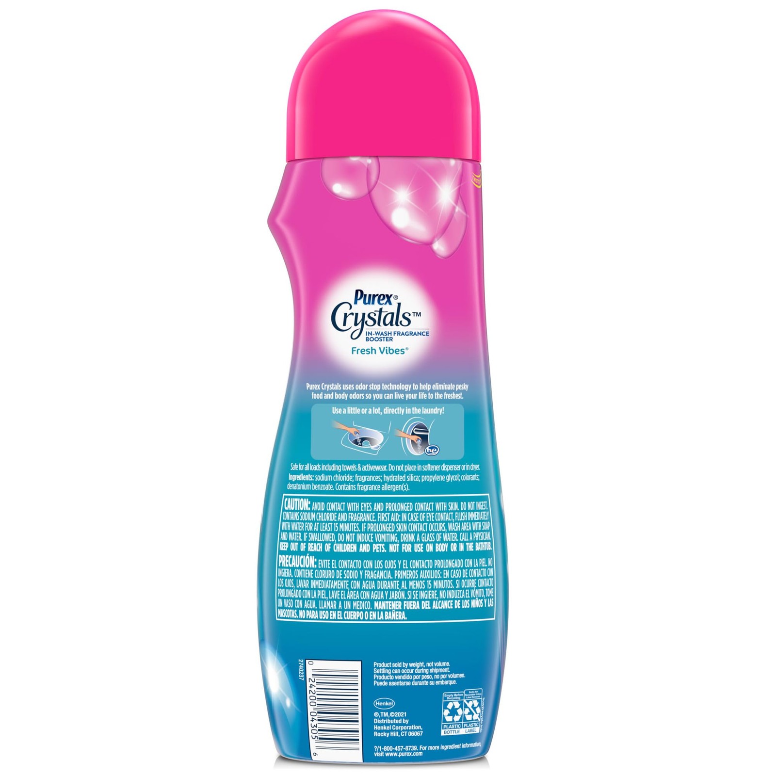 Purex Crystals In-Wash Fragrance and Scent 84 Ounce (Pack of 1), Fresh Vibes