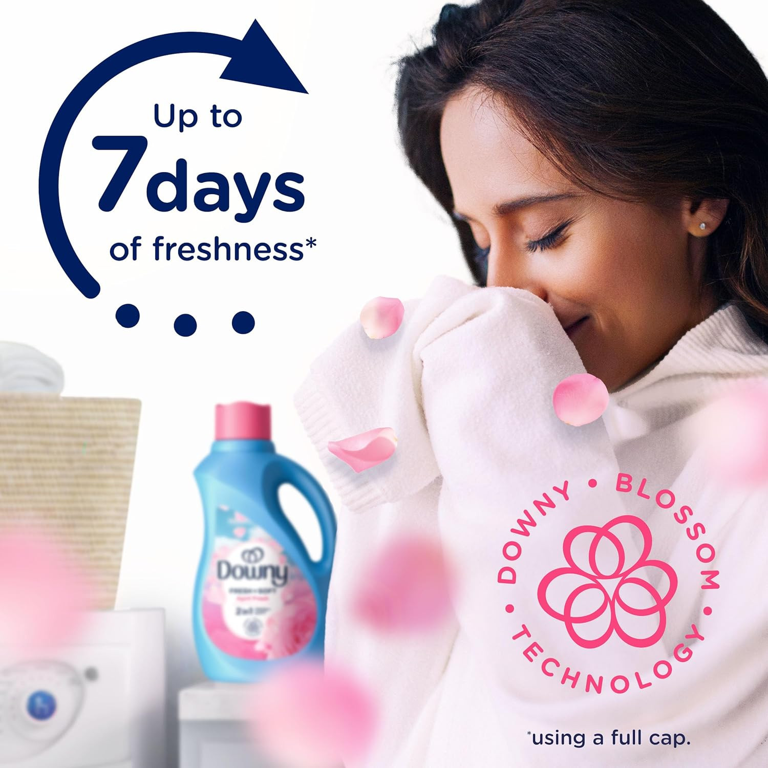 April Fresh 2-in-1 Liquid Fabric Softener, 140 Fl Oz, 190 Loads
