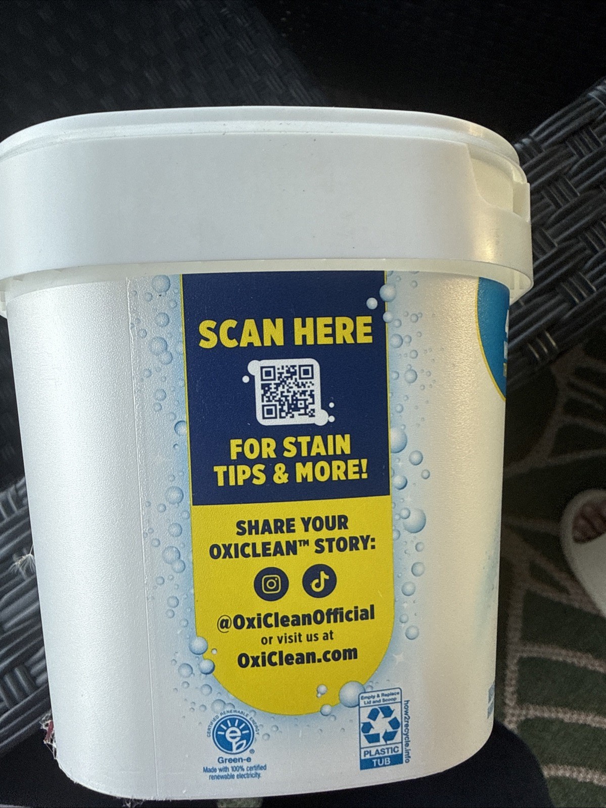 OxiClean White Revive Laundry Whitener and Stain Remover Powder, 3 lb