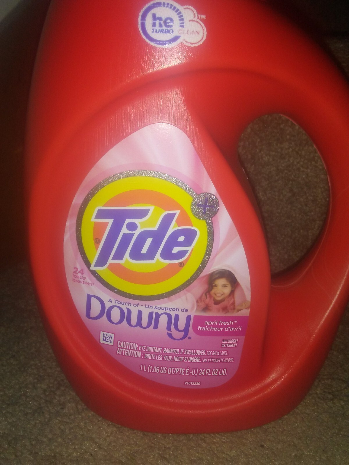 Tide he Liquid Laundry Detergent Soap Downy April Fresh 34 oz.