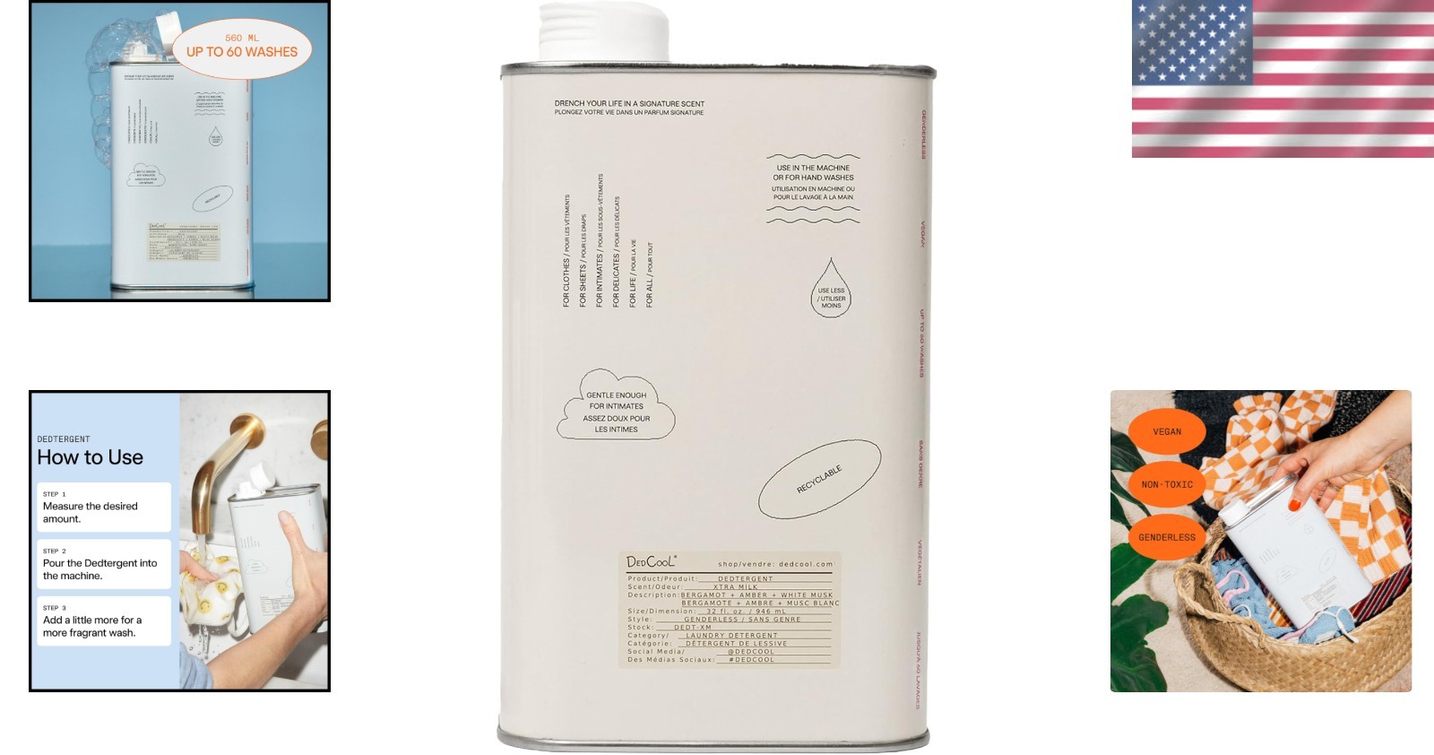 Biodegradable Liquid Laundry Detergent, 32 fl oz – Pet & Family Safe with Scent