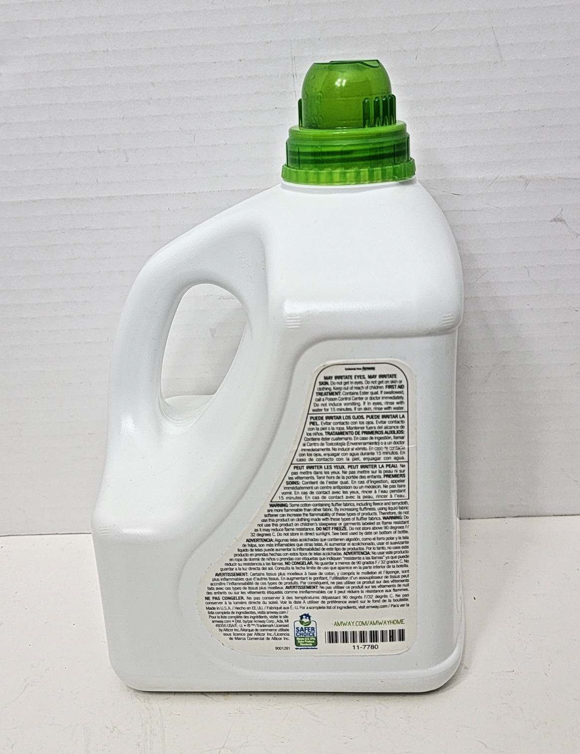 Amway Home Fabric Softener Concentrated, Biodegradable, Floral, 4L, 135 fl oz