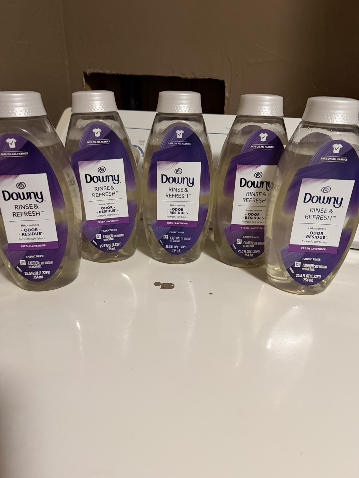 LOT OF 9 Downy RINSE & REFRESH Laundry Odor Remover Deep Cleansing Fabric Rinse