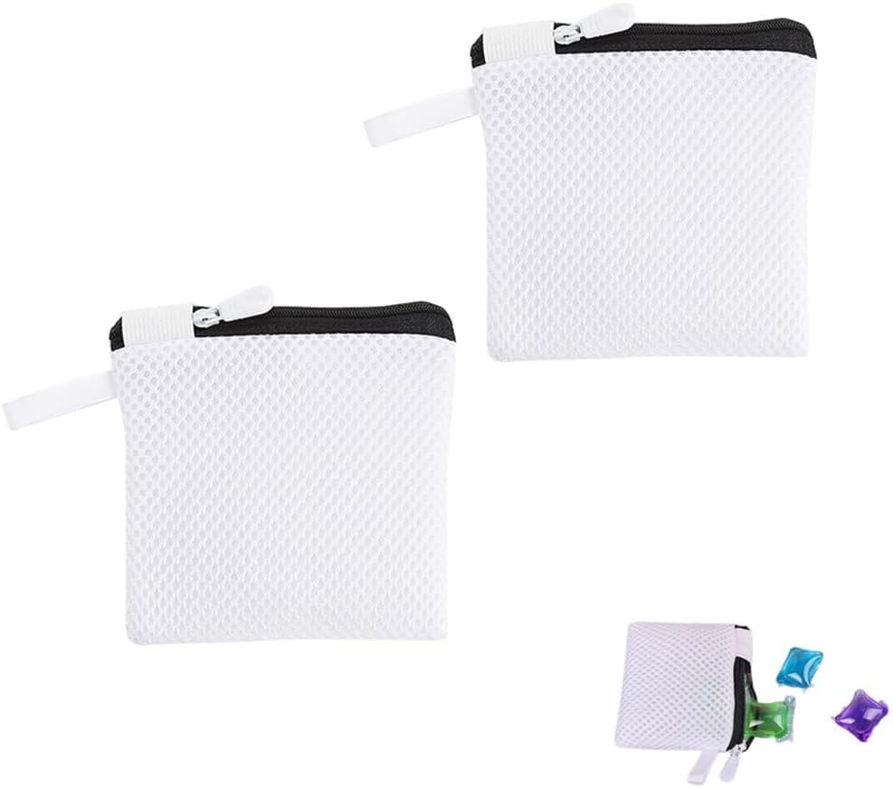 Zipper Laundry Detergent Pacs Wash Bags for Soap Pacs Pods Sheets