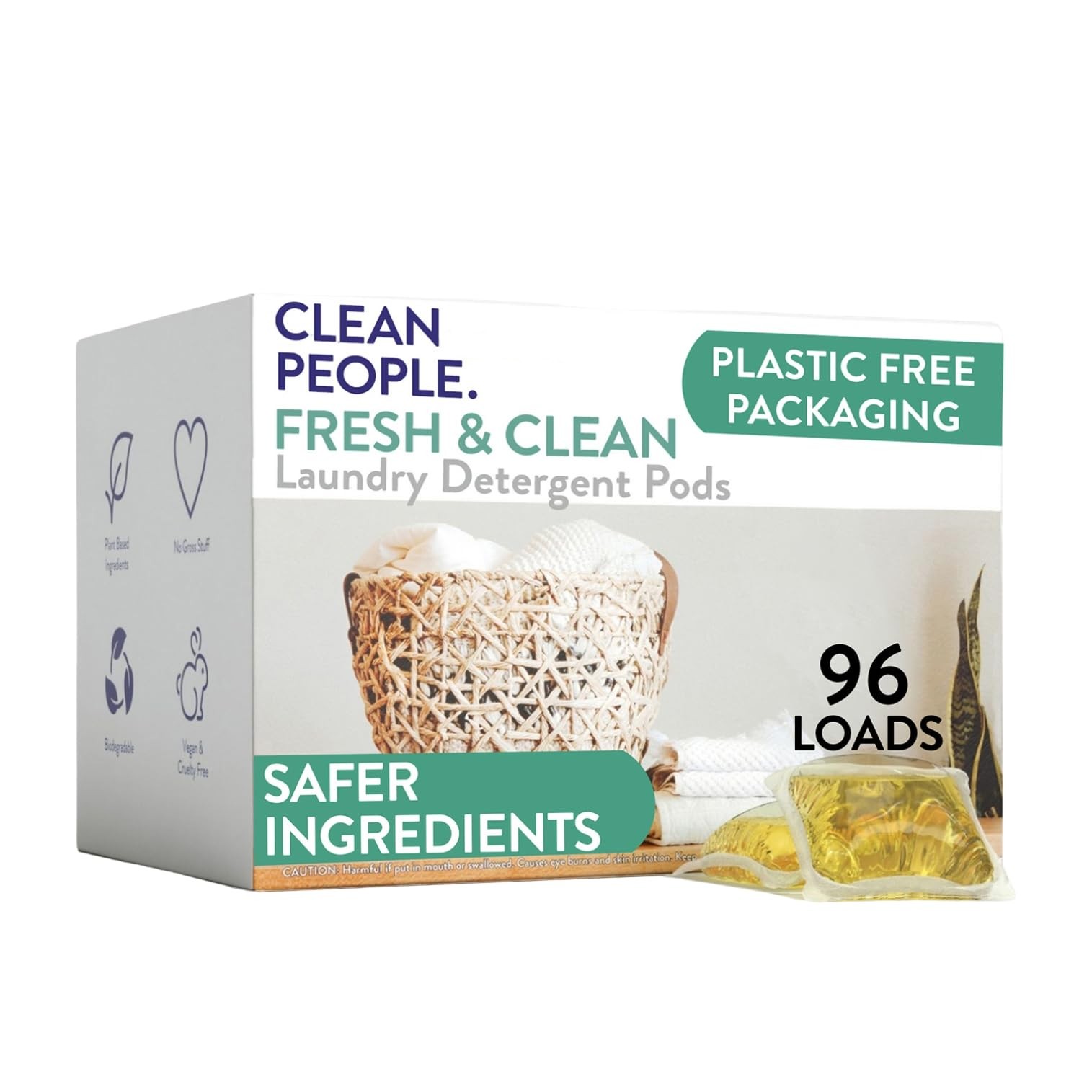 The Clean People Laundry Detergent Pods – Hypoallergenic Laundry Pods – Ultra Co