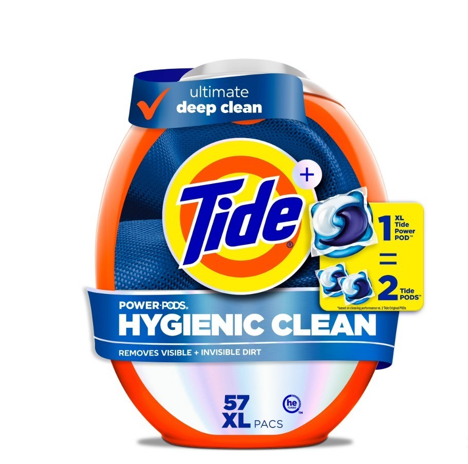 Tide Hygienic Clean Power PODS Laundry Detergent Pacs, Original Scent – 3 PACK