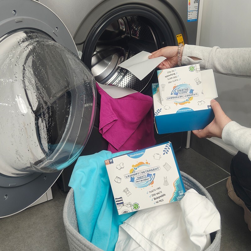 Eco Friendly Laundry Detergent Sheets (60-100 sheets 200 loads) Plant based Free