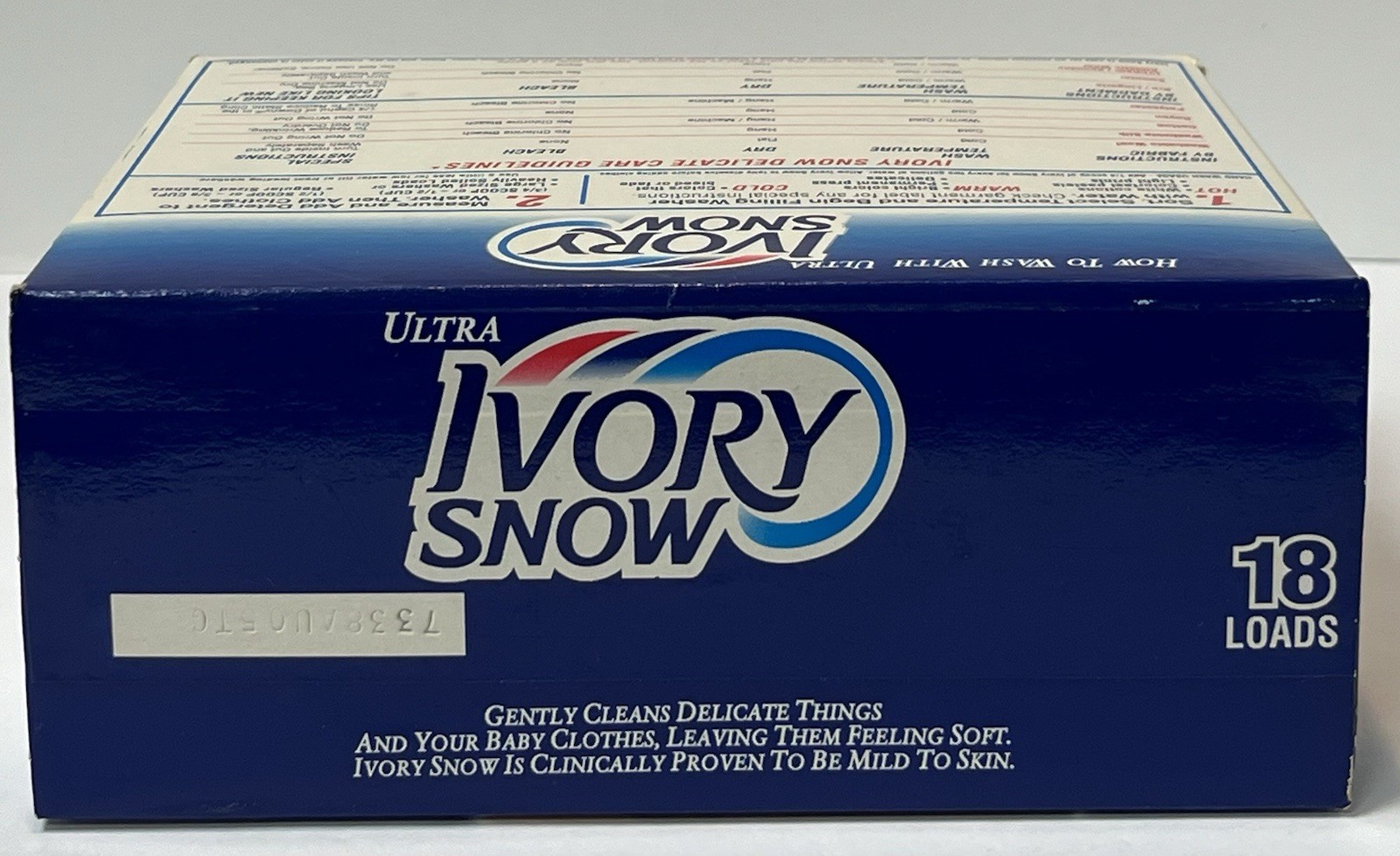 Vintage 1996 Ivory Snow Ultra Powder Detergent 32oz 18 Load NOS Factory Sealed