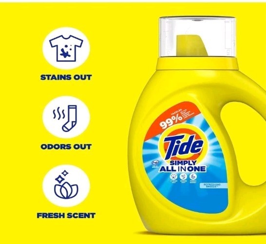 12pk Tide Simply All-in-One 8oz Laundry soap convenient store laundry mat supply