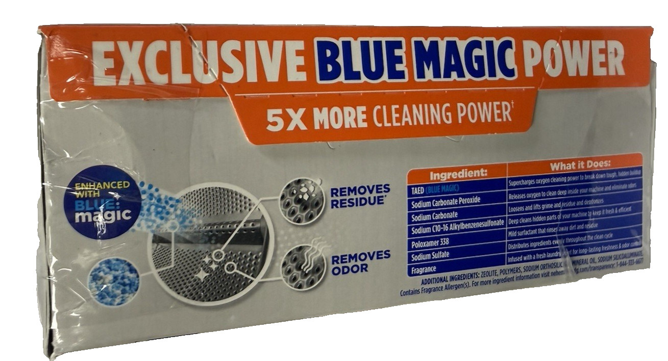 Tide Washing Machine Cleaner, Oxi Powder,Odor Eliminator & Washer Residue-3 Pack