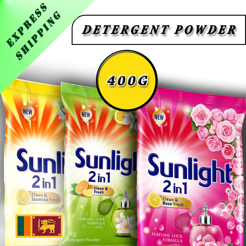 Sunlight Detergent Powder laundry Washing clothes Jasmine Rose Clean and Fresh