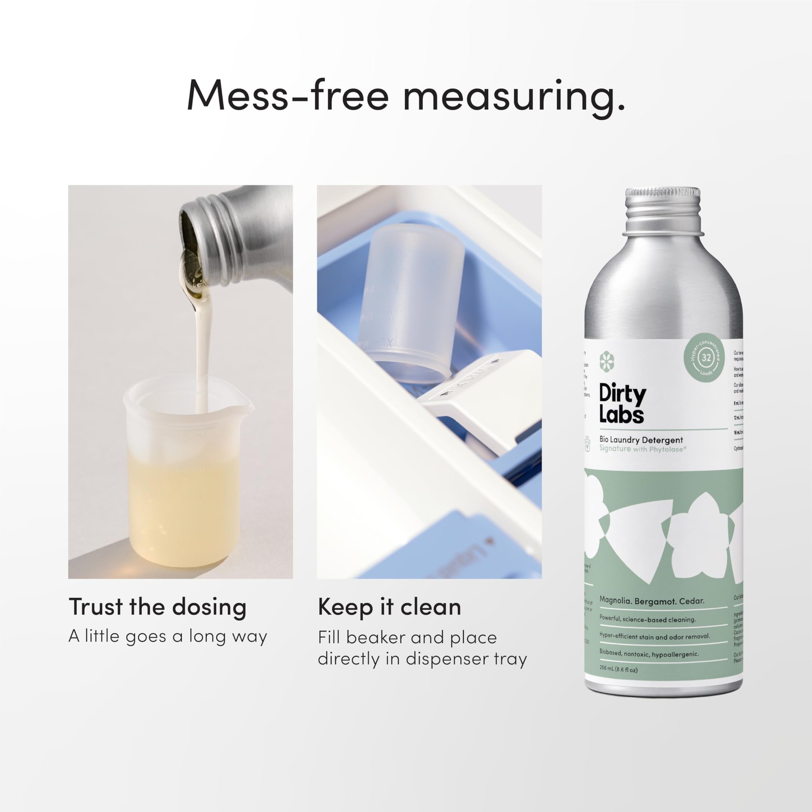 Dirty Labs | Signature Scent | Bio-Liquid Laundry 8.6 Fl Oz (Pack of 1)