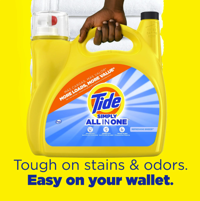 ( 3 Pack ) Tide Simply All-in-One Liquid Laundry Detergent, 182 fl oz, 138 Loads