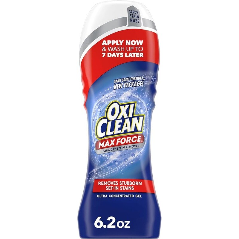Laundry Stain Remover Gel Stick Pretreatment Fragrance Free Cleaning 6.2oz New