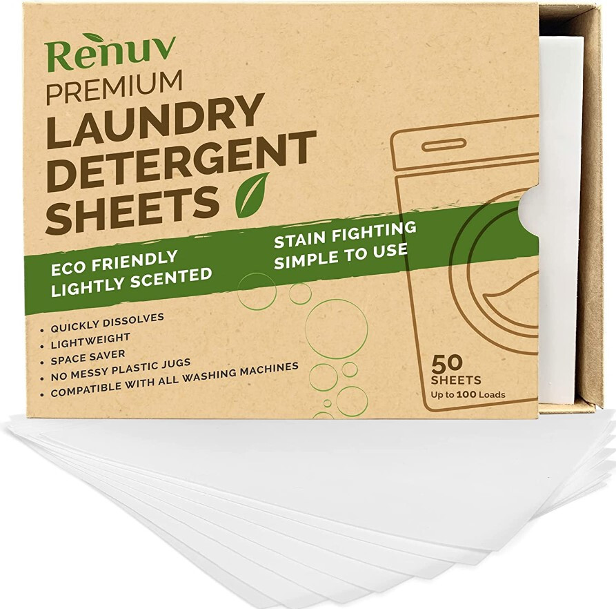 Laundry Detergent Sheets 100 loads – Eco Friendly Laundry Soap Detergent Strips