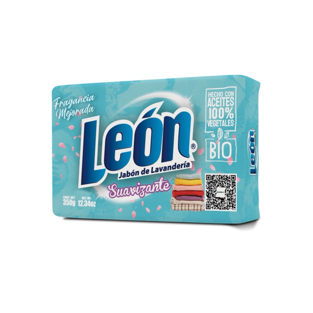 3X LEON Jabón SUAVIZANTE 🇲🇽 Bar Laundry Soap, 350g, 3 Pack