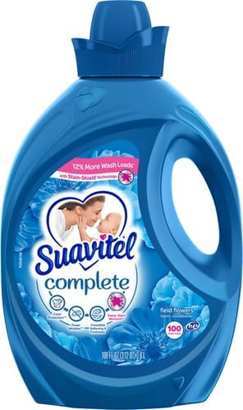 Complete Liquid Fabric Softener, Fabric Conditioner, HE Compatible, 100 Small Lo