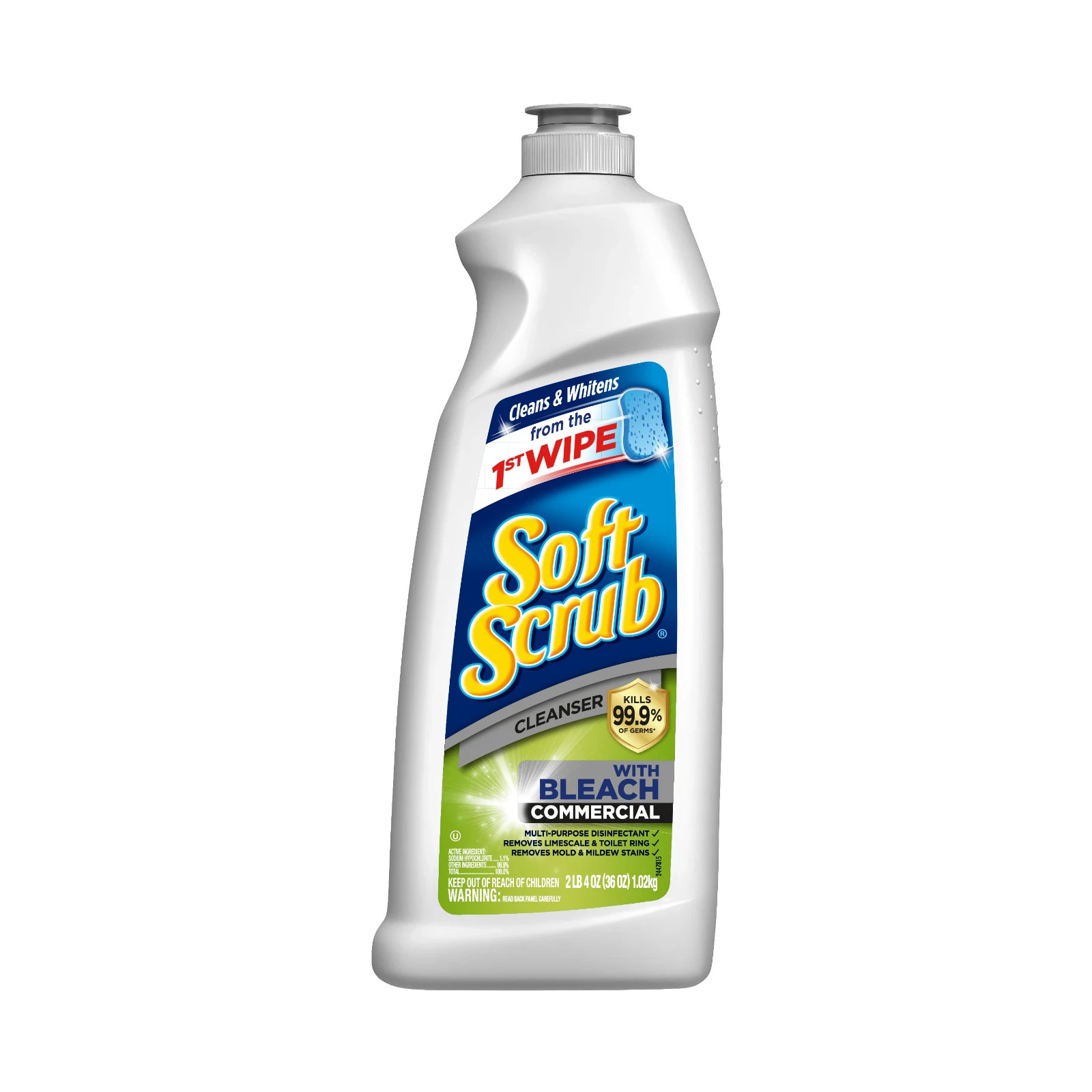 Soft Scrub with Bleach Antibacterial Multi Surface Cleanser – 36 oz