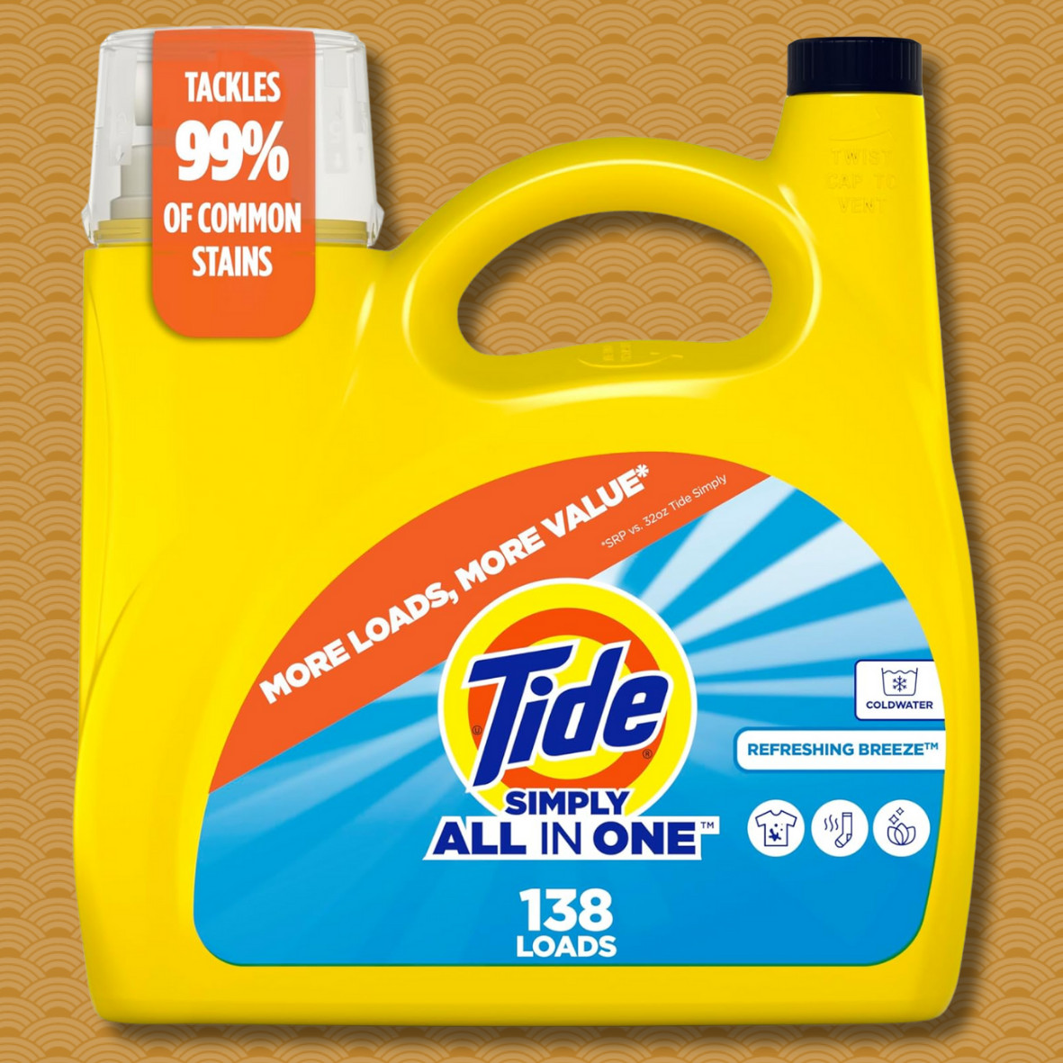 Tide Clean & Fresh Breeze HE Liquid Laundry Detergent