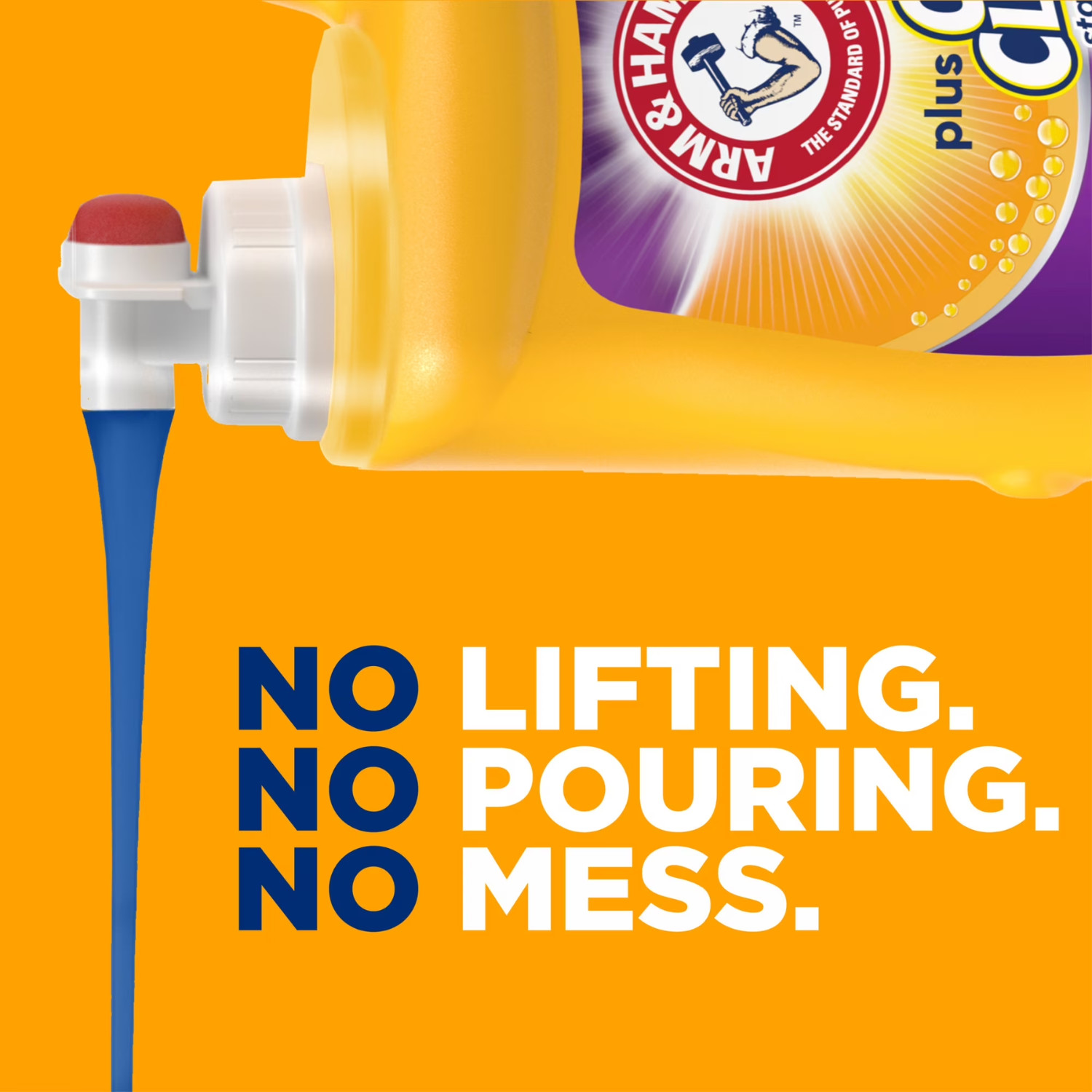 2 Pack ARM & HAMMER Plus OxiClean Detergent 200oz Fresh Burst Odor Blasters